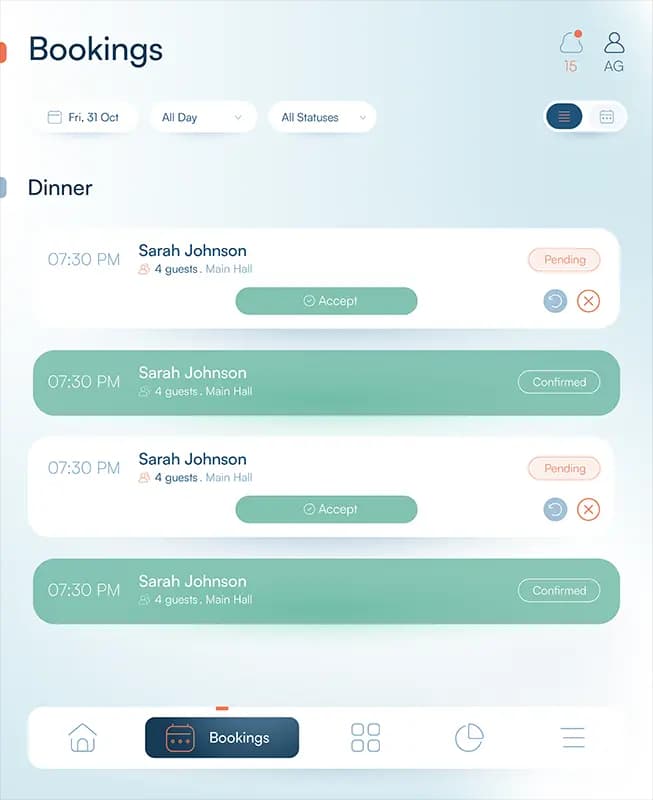 Calendar & List
Views
